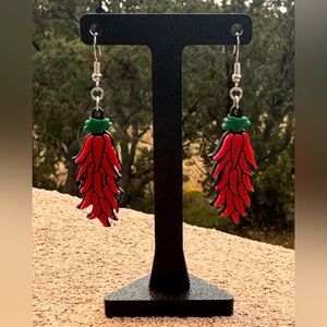 Red Chile Ristra earrings